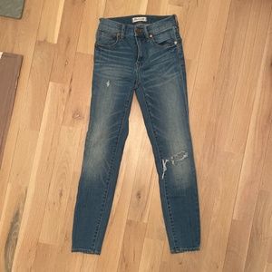 Madewell 9” high rise skinny skinny jeans NWOT